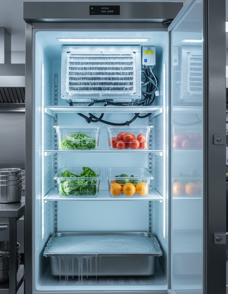 digital temperature monitoring installation for walk-in freezer in Worcester business